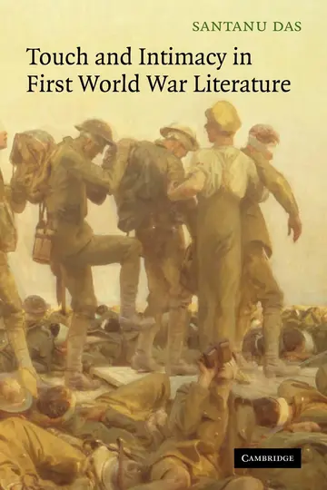 Cover of Touch and Intimacy in First World War Literature