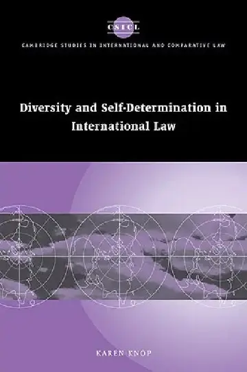 Cover of Diversity and Self-Determination in International Law