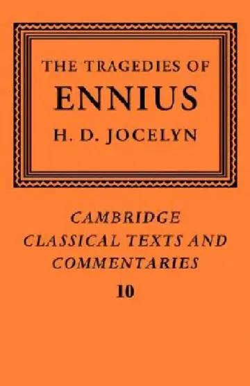 Cover of The Tragedies of Ennius