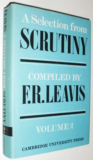 Cover of A Selection from Scrutiny
