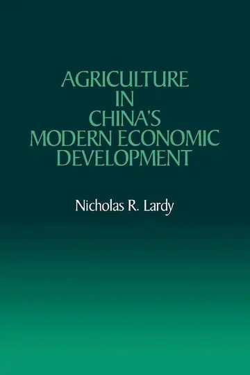 Cover of Agriculture in China's Modern Economic Development