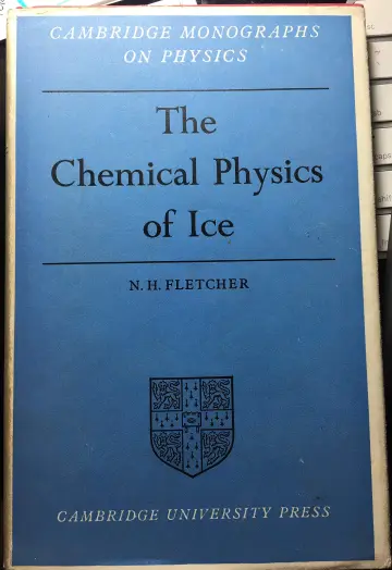 Cover of The Chemical Physics of Ice