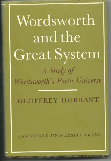 Cover of Wordsworth and the Great System