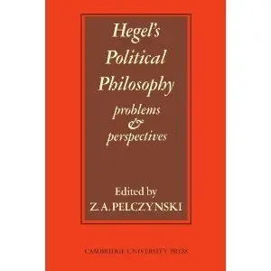 Cover of Hegel's Political Philosophy