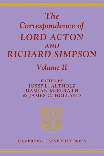 Cover of The Correspondence of Lord Acton and Richard Simpson
