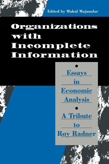 Cover of Organization with Incomplete Information