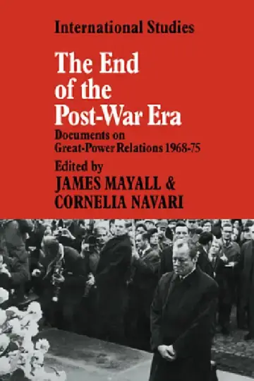 Cover of The End of the Post-War Era