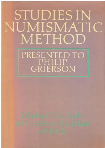 Cover of Studies in Numismatic Method