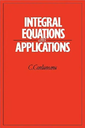 Cover of Integral Equations and Applications