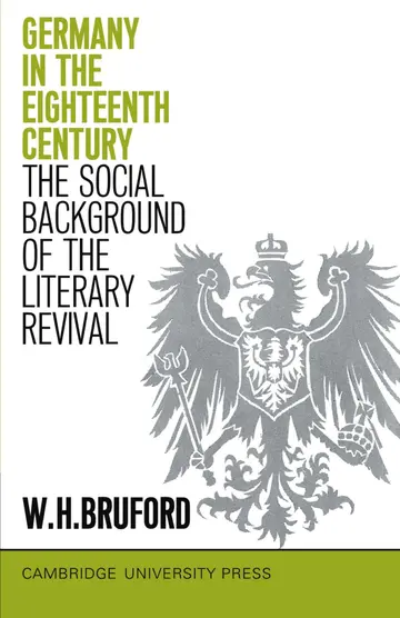 Cover of Germany in the Eighteenth Century