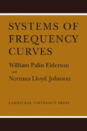 Cover of Systems of Frequency Curves