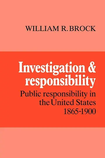 Cover of Investigation and Responsibility