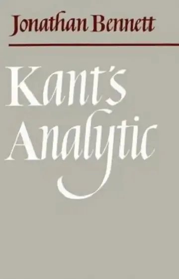 Cover of Kant's Analytic