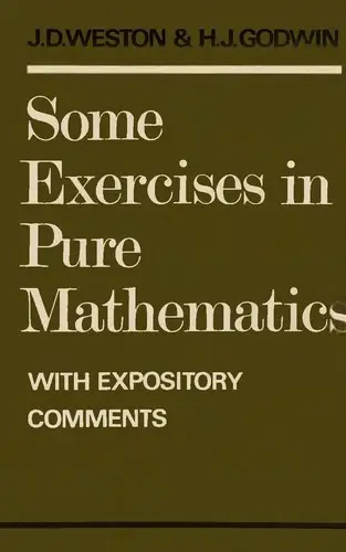 Cover of Some Exercises in Pure Mathematics with Expository Comments
