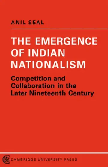 Cover of The Emergence of Indian Nationalism