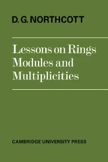 Cover of Lessons on Rings, Modules and Multiplicities