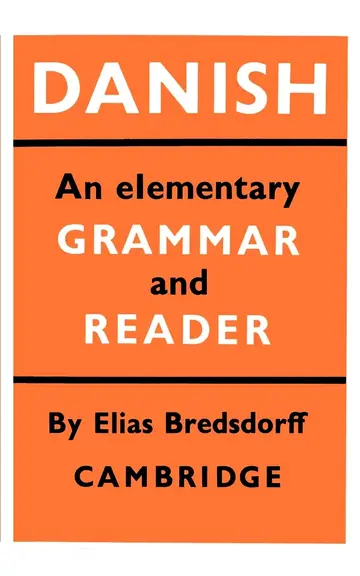 Cover of Danish an Elementary Grammar and Reader
