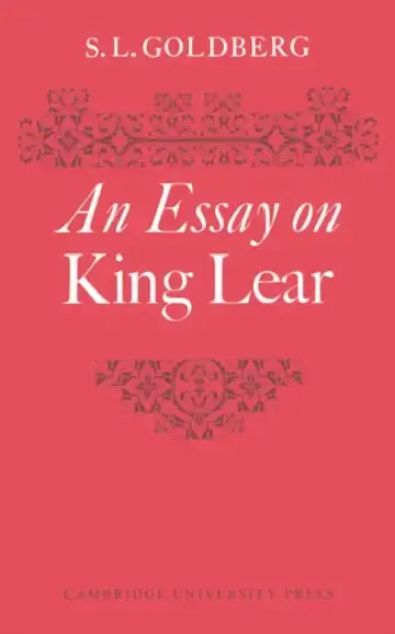 Cover of An Essay on King Lear