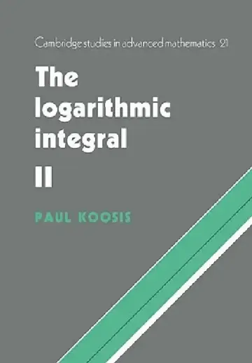 Cover of The Logarithmic Integral