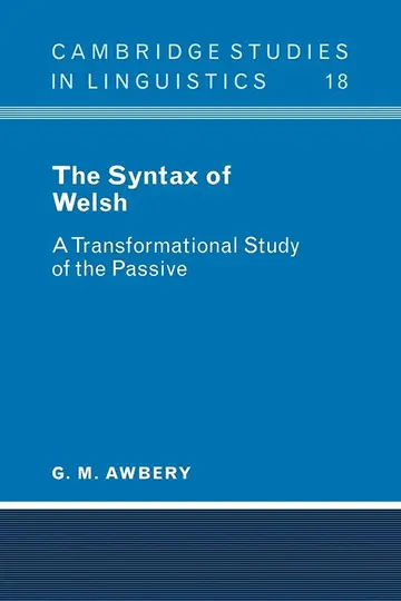 Cover of The Syntax of Welsh