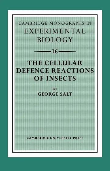 Cover of The Cellular Defence Reactions of Insects