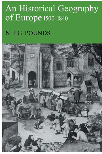 Cover of Historical Geography of Europe, 1500-1840