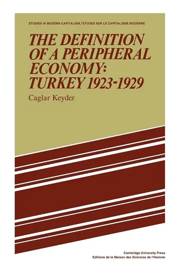 Cover of The Definition of a Peripheral Economy