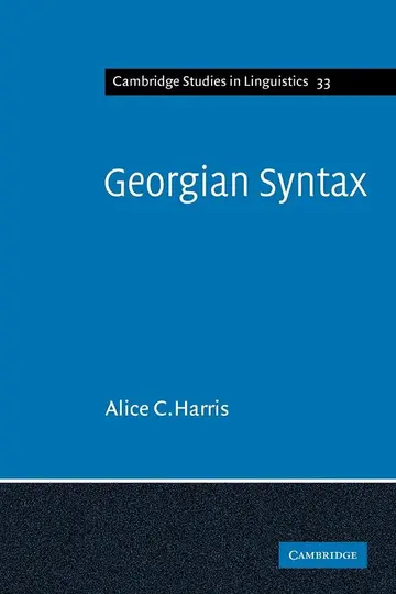 Cover of Georgian Syntax