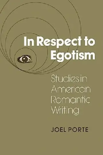Cover of In Respect to Egotism