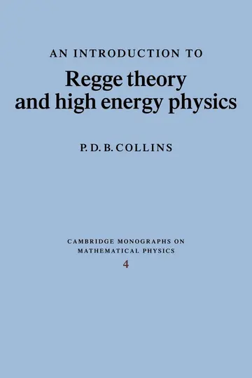 Cover of An Introduction to Regge Theory and High Energy Physics (pb 2009)