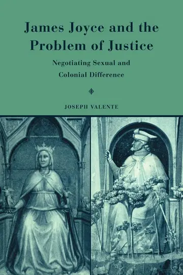 Cover of James Joyce and the Problem of Justice