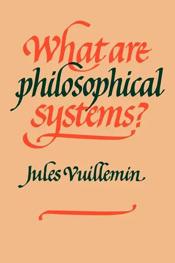 Cover of What Are Philosophical Systems?