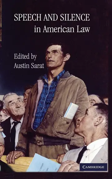 Cover of Speech and Silence in American Law