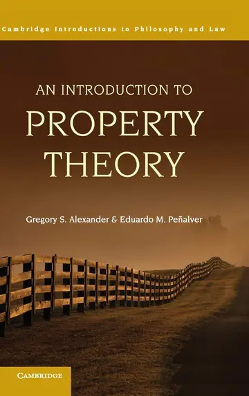 Cover of An Introduction to Property Theory