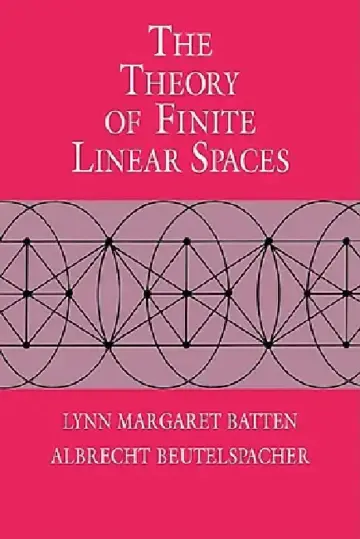 Cover of The Theory of Finite Linear Spaces