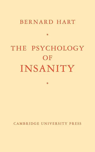 Cover of The Psychology of Insanity