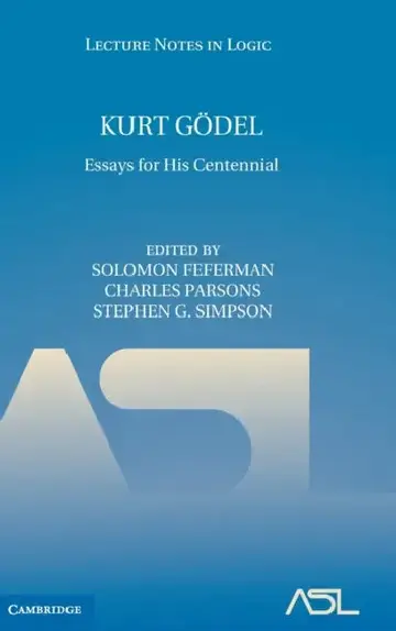 Cover of Kurt Gödel