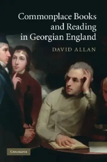 Cover of Commonplace Books and Reading in Georgian England