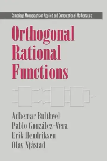 Cover of Orthogonal Rational Functions