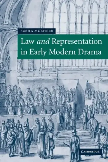 Cover of Law and Representation in Early Modern Drama