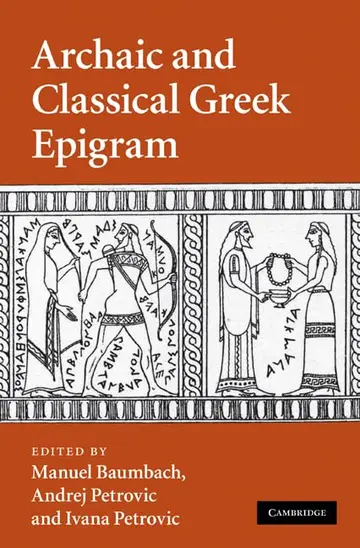 Cover of Archaic and Classical Greek Epigram