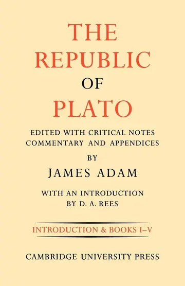 Cover of The Republic of Plato