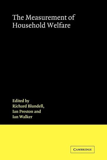 Cover of The Measurement of Household Welfare