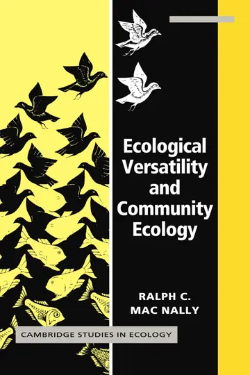 Cover of Ecological Versatility and Community Ecology