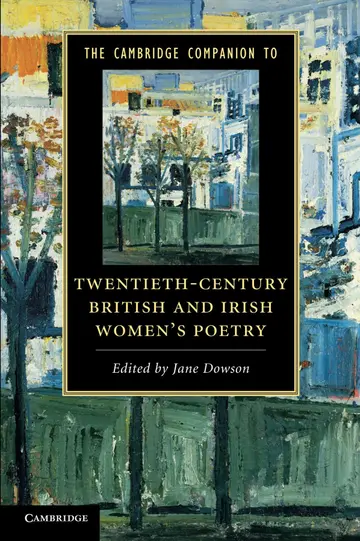Cover of Cambridge Companion to Twentieth Century British and Irish Womens Poetry