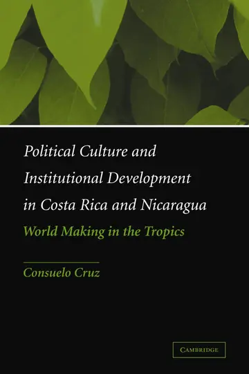 Cover of Political Culture and Institutional Development in Costa Rica and Nicaragua