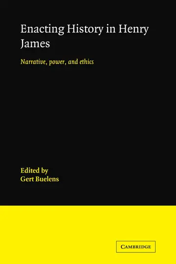 Cover of Enacting History in Henry James