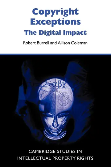 Cover of Copyright Exceptions