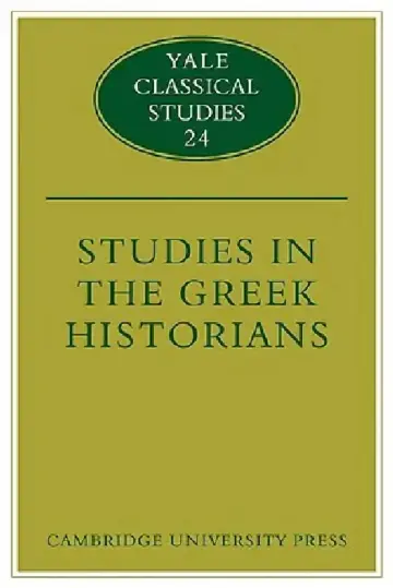 Cover of Studies in the Greek Historians