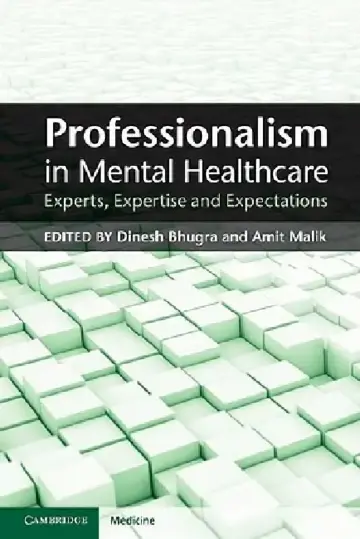 Cover of Professionalism in Mental Healthcare